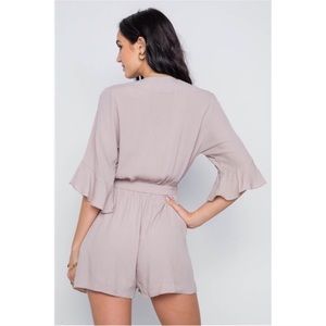 Boho Chic Taupe Romper